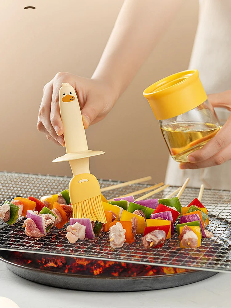 Cute Duck Silicone Oil Brush For Kitchen