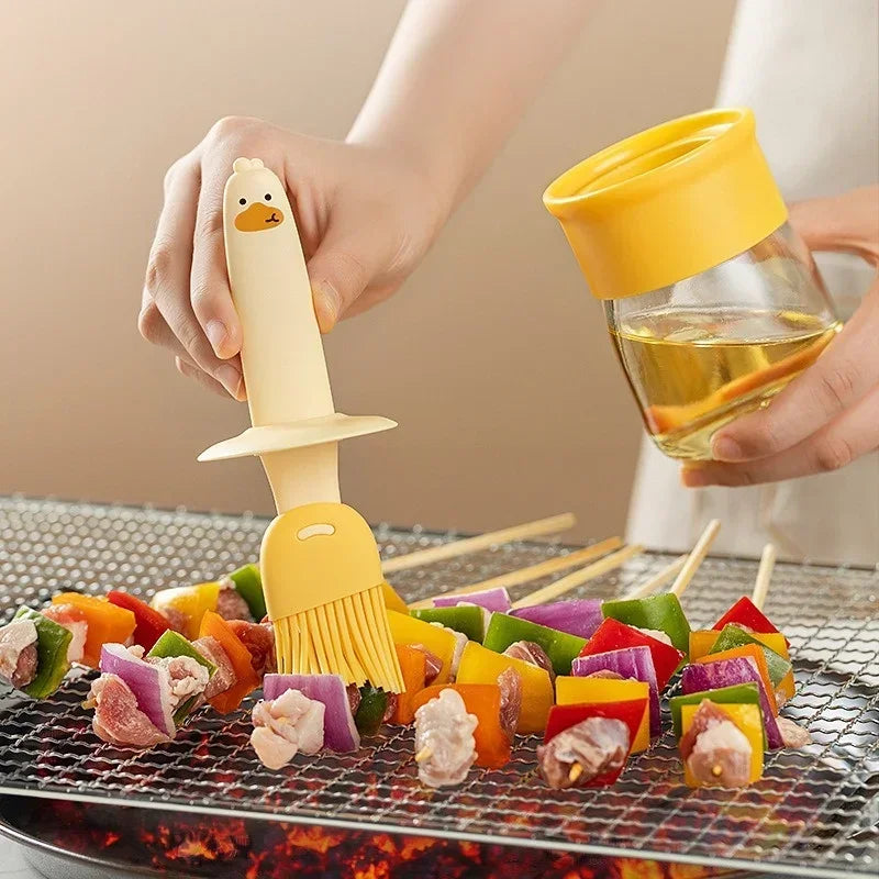 Cute Duck Silicone Oil Brush For Kitchen