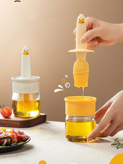 Cute Duck Silicone Oil Brush For Kitchen