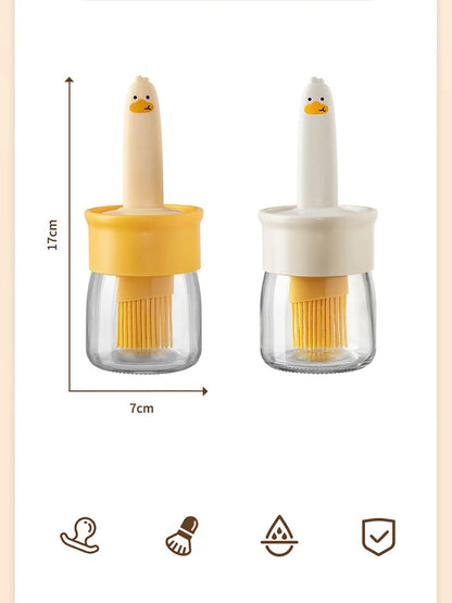 Cute Duck Silicone Oil Brush For Kitchen