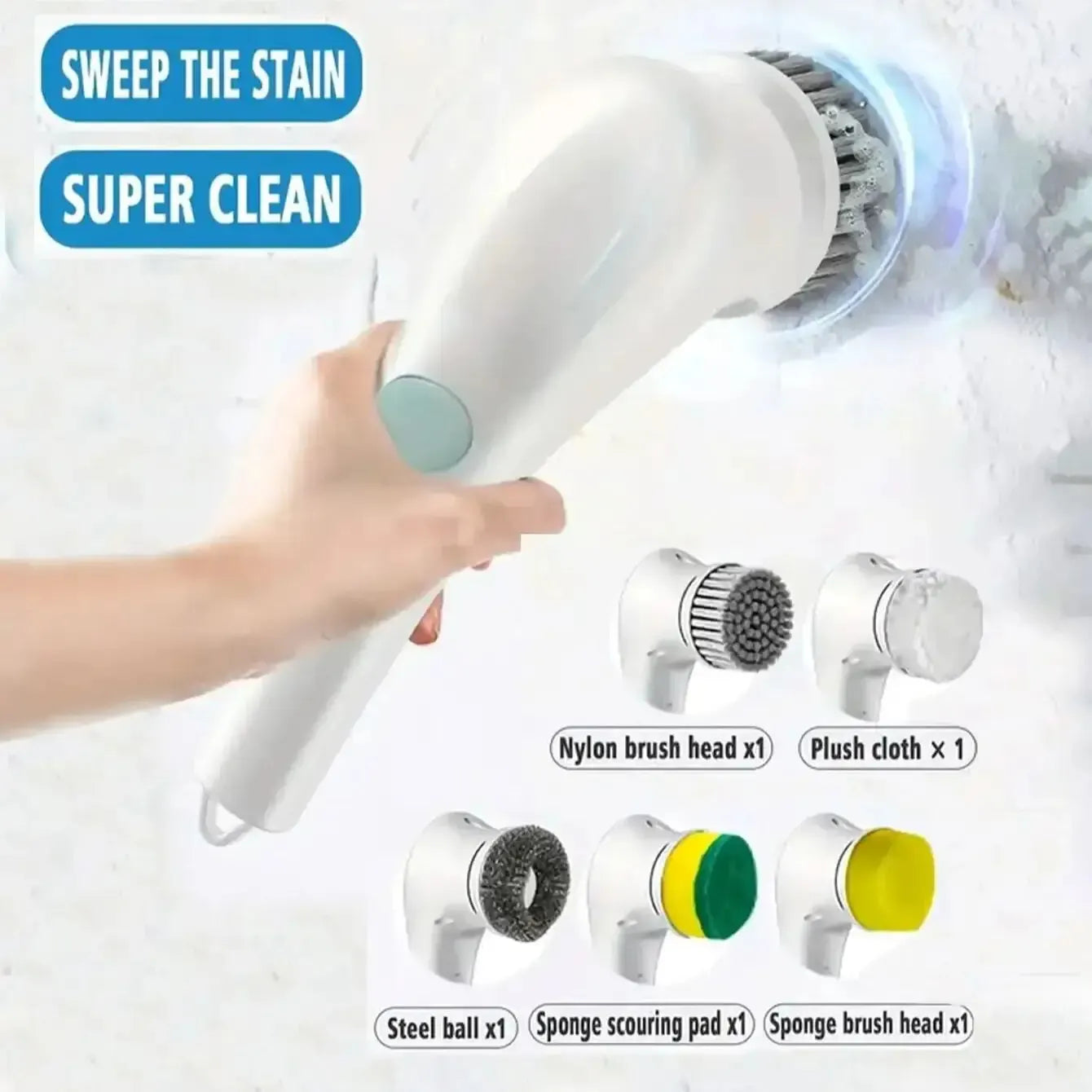 Multi-functional Electric Cleaning Brush