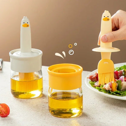 Cute Duck Silicone Oil Brush For Kitchen