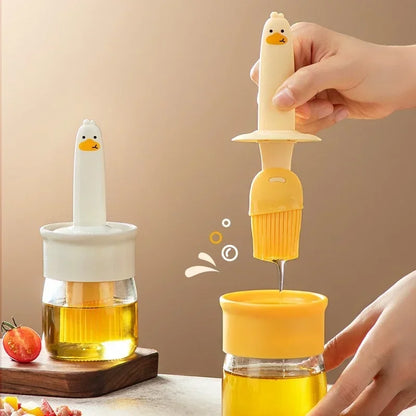 Cute Duck Silicone Oil Brush For Kitchen